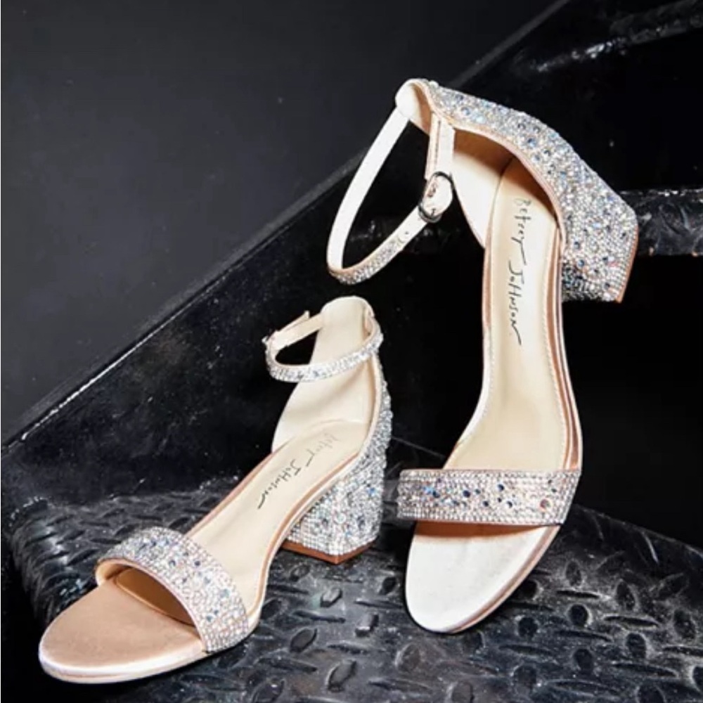 Mari Block Heel Evening Sandals